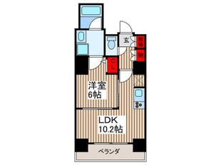 パ－クアクシス住吉の物件間取画像